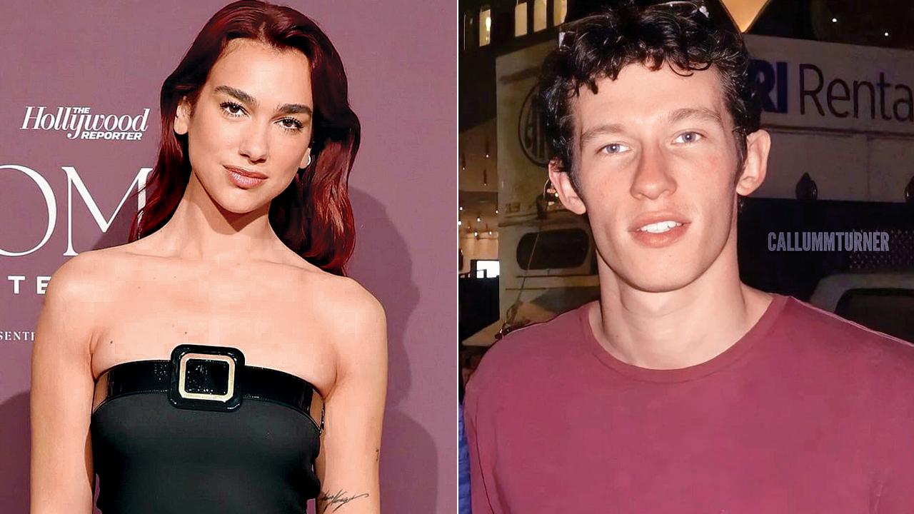 Dua Lipa and Callum Turner